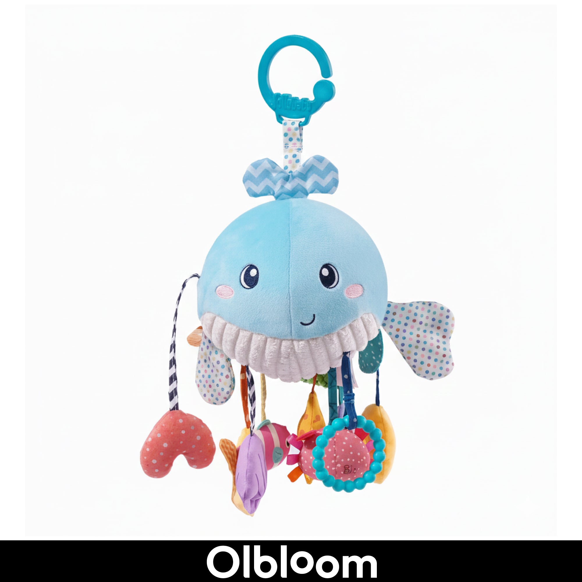 Soft Sensory Whale Plush – Comfort & Early Development for Newborns