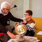 ROKR Luminous Globe – 3D Wooden Model Kit with Ambient Light