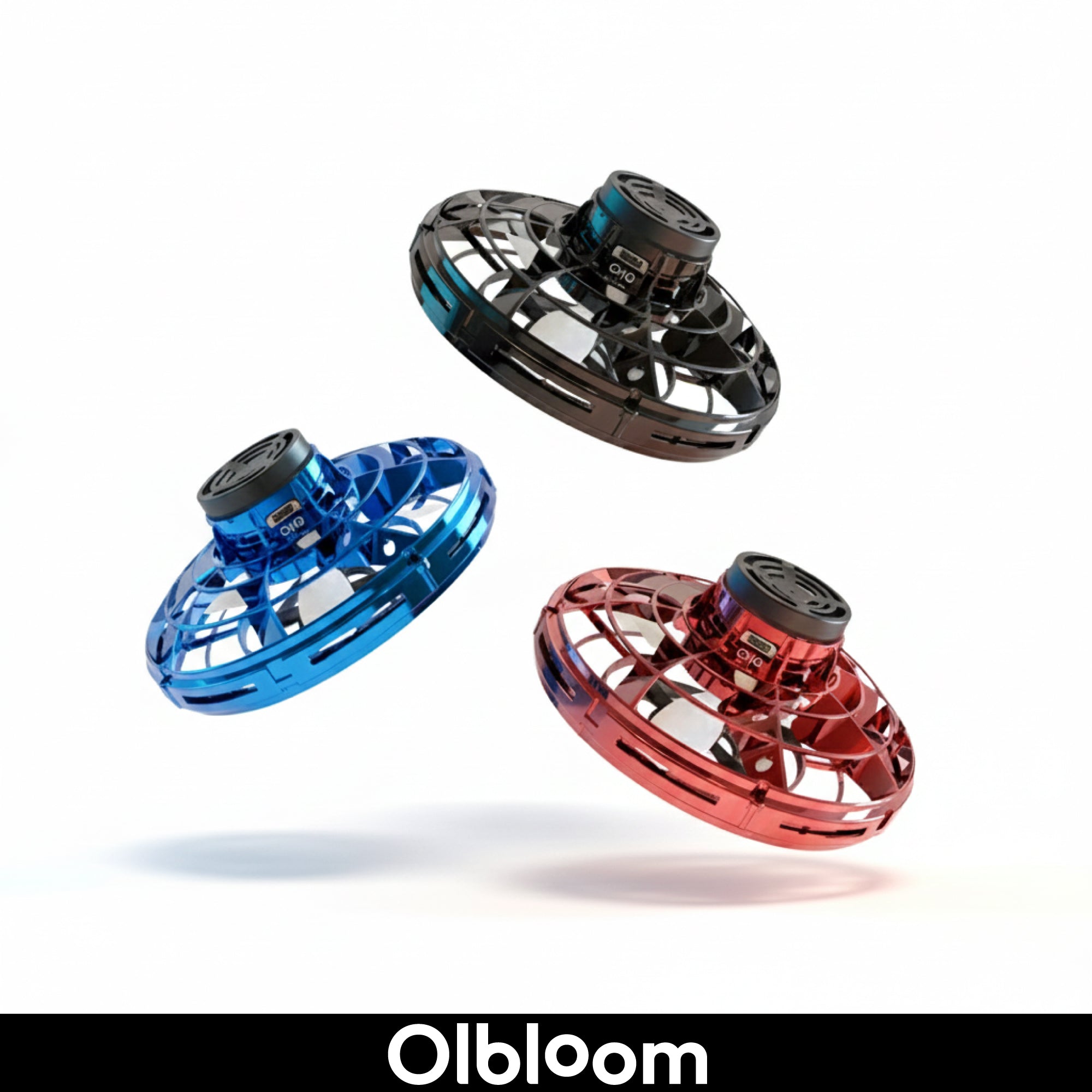 Mini LED Flying Spinner Drone – Interactive Fingertip Gyro UFO