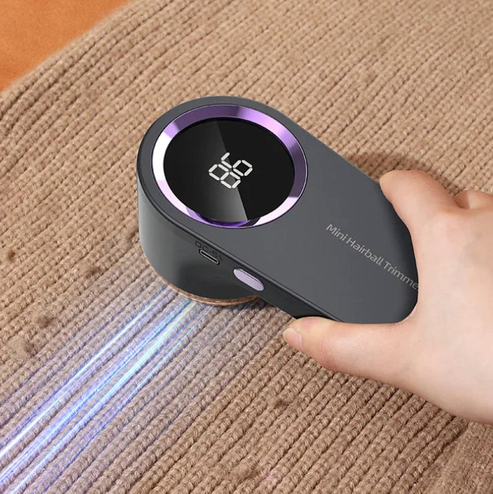 Rechargeable Fabric Shaver with LED Display – Restore Your Clothes in Seconds