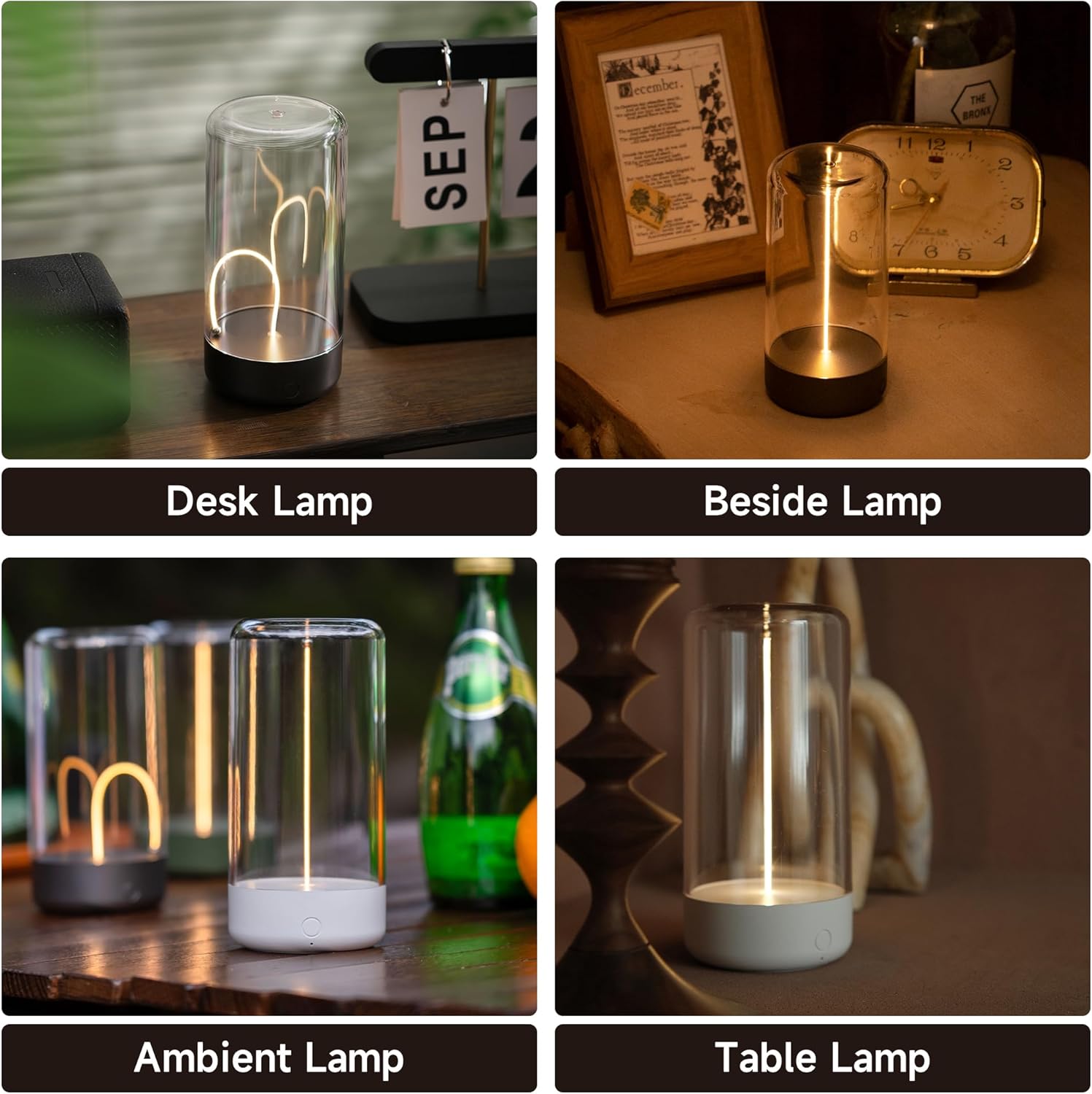 Portable LED Camping Light – Type-C Rechargeable Atmosphere Night Lamp