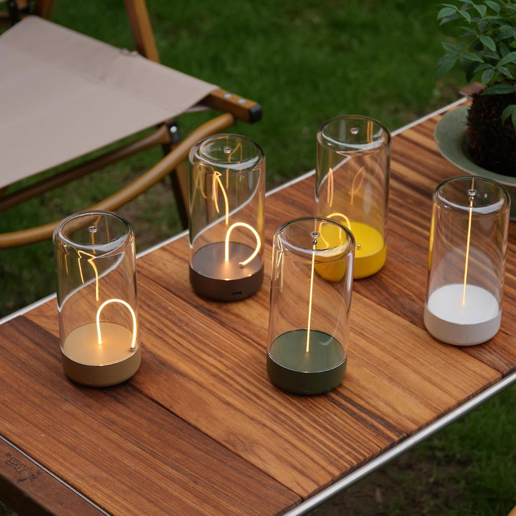 Portable LED Camping Light – Type-C Rechargeable Atmosphere Night Lamp