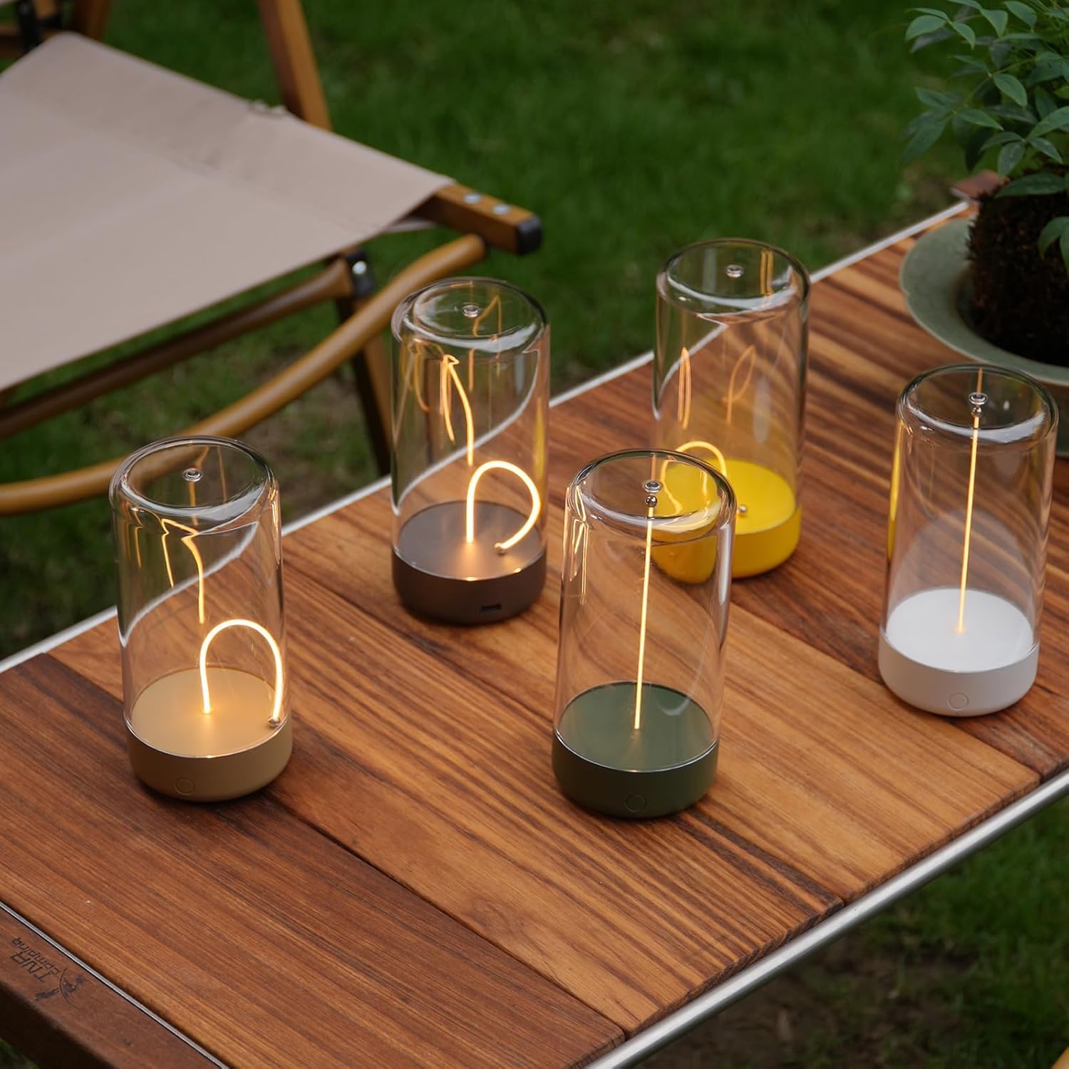 Portable LED Camping Light – Type-C Rechargeable Atmosphere Night Lamp