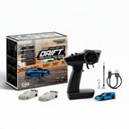 Turbo Racing 1:76 Drift RC Car With Gyro Radio Full Proportional Remote Control Toys